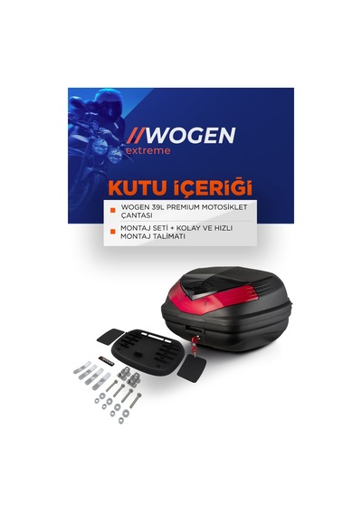 Wogen Wg39 Arka Çanta 39 L Premium Siyah Siyah