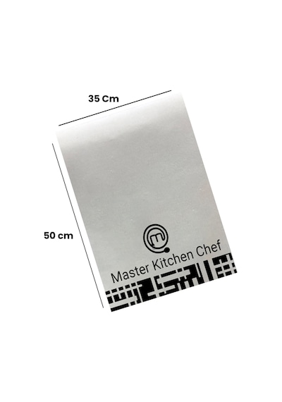 Valerine Life Master Kitchen Chef Siyah Mutfak Kurulama Fırın Beyaz El Havlusu %100 Pamuklu 35x50cm Beyaz
