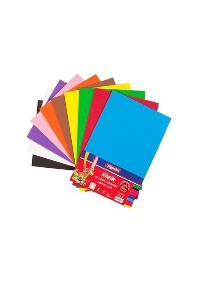 Bigpoint Eva 20x30cm Karışık 10 Renk 1.8mm 12'li Paket