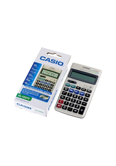 Casio HL-122TV 12 Hane Cep Tipi Hesap Makinesi