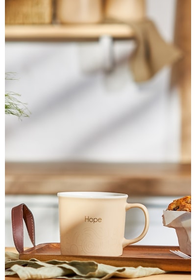 Emsan Hope New Year Yılbaşı New Bone Kupa 350 Ml Sarı