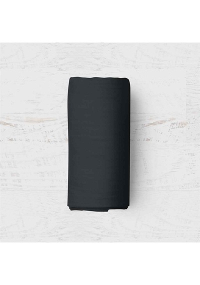 Maki Siyah 100X200 Tek Kişilik Lastikli Çarşaf Takımı
