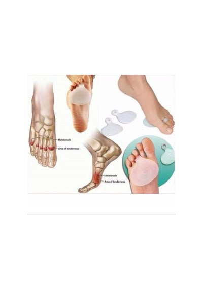 Ayak Pedi Ayak Altı Nasır Ped Silikon Halkalı Metatarsal Standart