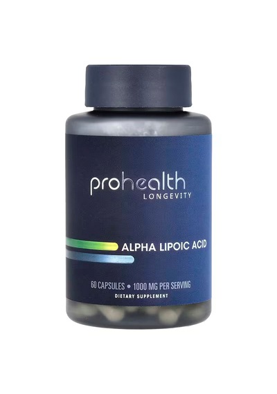 Prohealth Longevity Alpha Lipoic Acid Cellular Health 1000 Mg 60 Capsules Aromasız