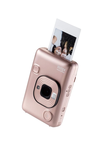 Fujifilm Instax Mini Liplay Hybrid Blush Gold Fotoğraf Makinesi Çantalı Set 3