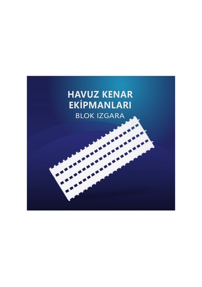 20 Cm Blok Serisi Havuz Kenar Izgarası 10 Mt - 867217741
