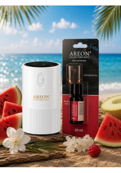 Areon Aromatik Difüzör Beyaz Pleksi + Watermelon