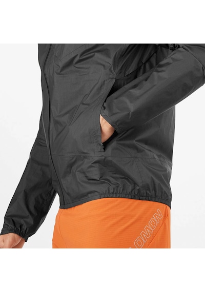 Salomon Bonatti Waterproof Erkek Siyah Koşu Ceketi Lc2134800 2800282