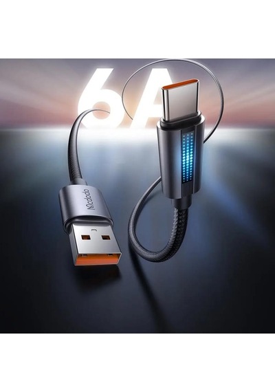 Mcdodo Ca-5180 Usb Typec Led Işıklı Şarj Data Kablo 1.2m