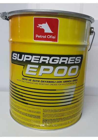 Petrol Ofisi Süper Gres Ep 00 Lityum Sabunlu Gres 15 KG
