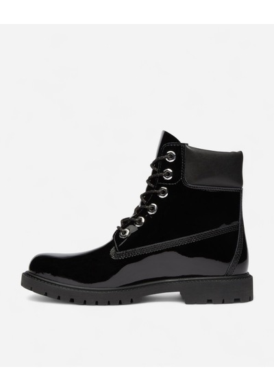 Timberland Timberland Premium 6 Inch Lace Up Waterp Kadın Black Patent Leather Bot Tb0a43f8el61 Siyah
