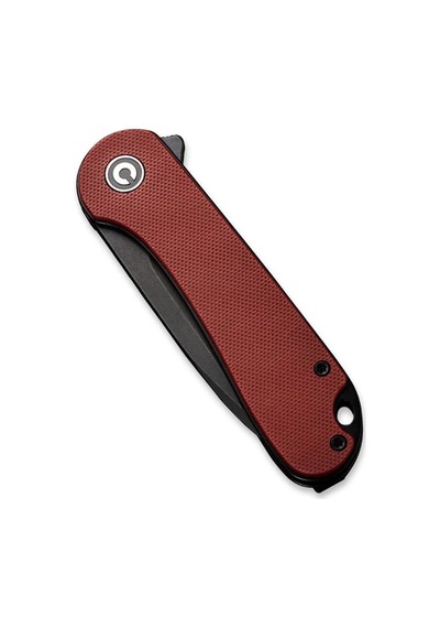 Civivi Elementum Burgundy G10 Handle Black Stonewashed D2 Blade Kamp Çakı Bordo