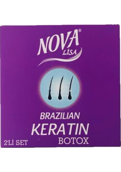 Nova Lisa Mini Brezilya Keratin Özlü Şampuan 100 ML + Keratin 100 ML