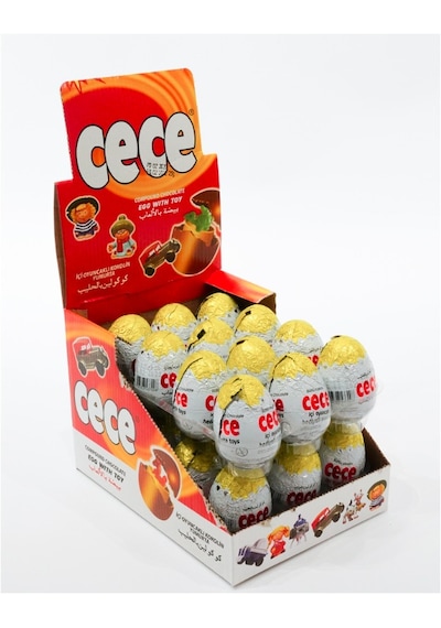 Saadet Cece Oyuncaklı Yumurta Çikolata 24 x 25 G