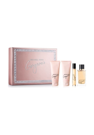 Michael Kors Gorgeous Kadın Parfüm EDP 100 ML + EDP 10 ML + Duş Jeli 100 ML + Vücut Losyonu 100 ML