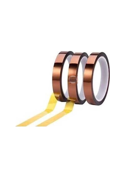 Kapton Bant 3mmx33m Yüksek Isıya Dayanıklı Yanmaz Bant
