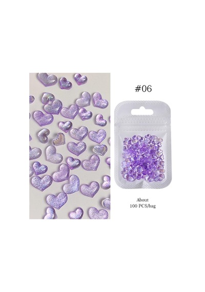 Tırnak Süsleme Nail Art Charm Kalp 56263-6