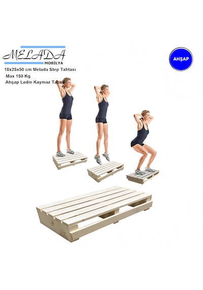 Melada 10 Cm Step Tahtası 10x25x50 Cm