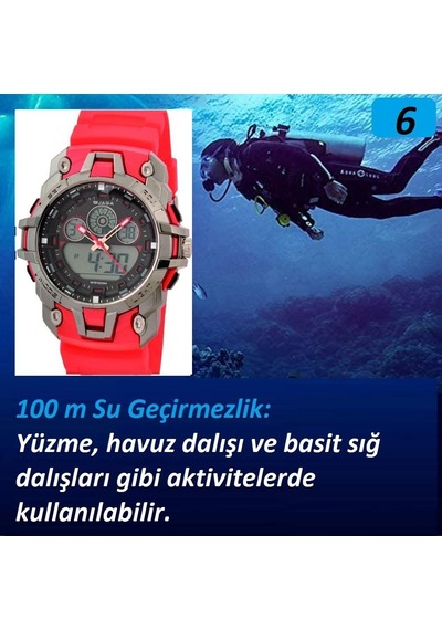 Jaga Ad1127-oggc Analog Dijital Çocuk Kol Saati