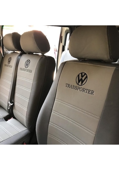 Volkswagen Transporter 5+1 Araca Özel Deri Oto Koltuk Kılıfı (416777674)