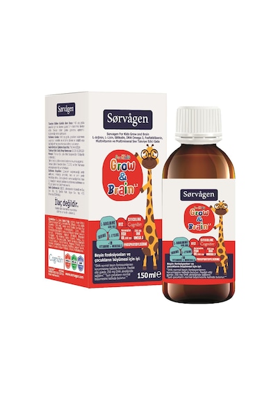 Sorvagen Grow Brain For Kids Sıvı 150 Ml