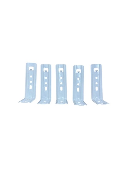 5 Adet Zebra&stor Perde Duvar Montaj Aparatı L Ayak 10cm Beyaz