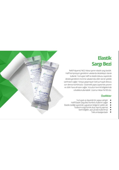 Elastik Sargı Bezi 10 Cm X 4 M 50 Adet