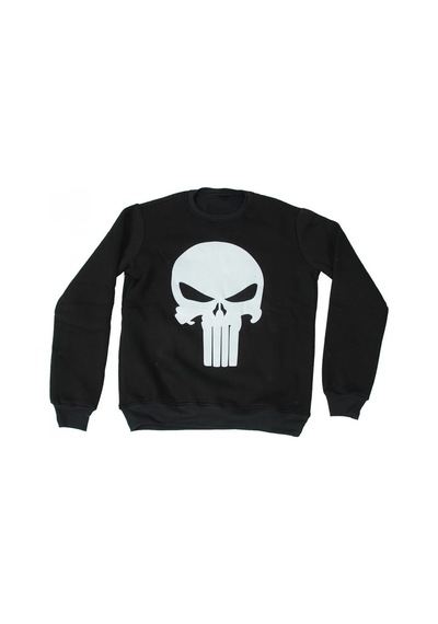 The Punisher Sweatshirt Siyah Çok Renkli