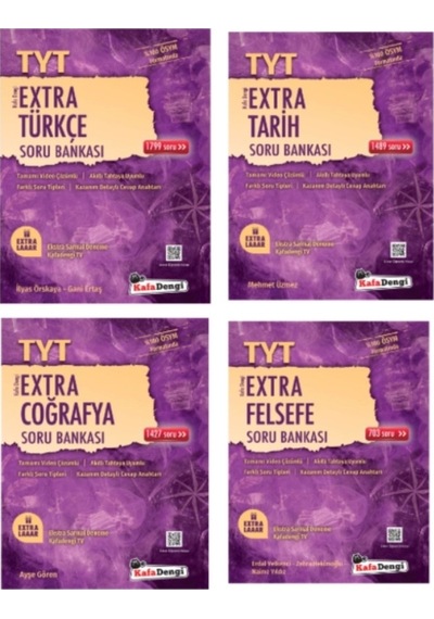 Tyt Sözel Set Türkçe - Tarih - Coğrafya - Felsefe Extra Soru Bankası