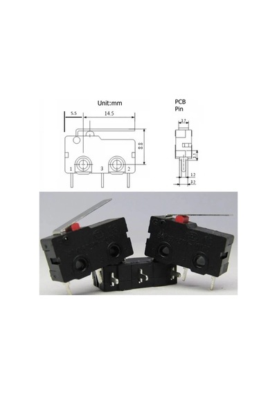 Ic-166 Paletli Micro Switch İğne Pcb Bacak