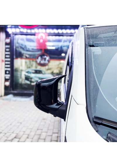 Fiat Fiorino 2008-2022 Batman Yarasa Ayna Kapağı Piano Black