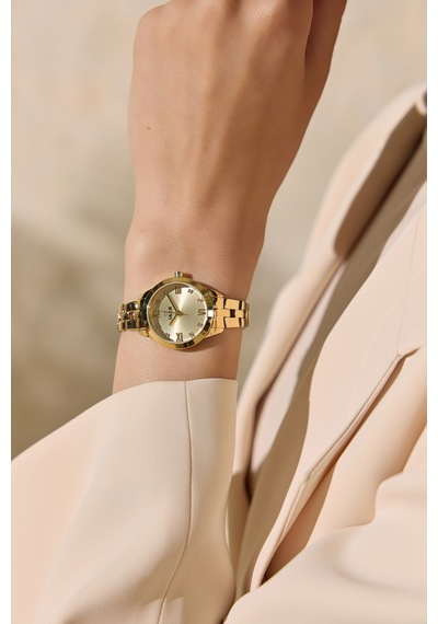 Pembe/gold Accg1410 Oyster Kol Saati 28mm Pembe/gold Altın
