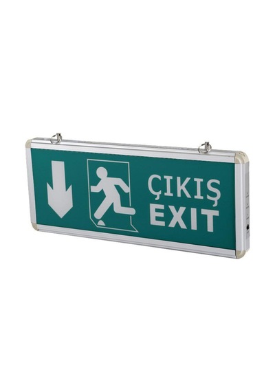 Cata Ct-9167 3W Exıt Çıkış Armatürü Ledli 3 Saat Akülü
