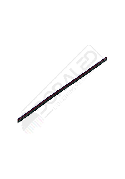 Rgb Kablo 4 Lü Şerit Led Kablosu 4x0.22 Kalaylı %100 Bakır 100m