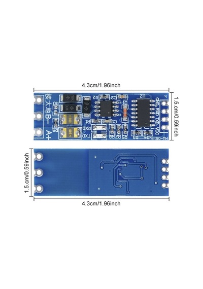 Uart Ttl To Rs485 Modül Otomatik Yön Kontrol Afc Endüstriyel Tip Com Seri Port Sinyal Çevirici
