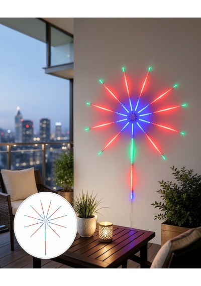 Rgb Led Duvar Aydınlatması, Uygulama Destekli, Yeni Nesil Çok Renkli