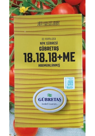 Gübretaş 18-18-18+ Mikro Elementli Npk Gübresi (1 KG)