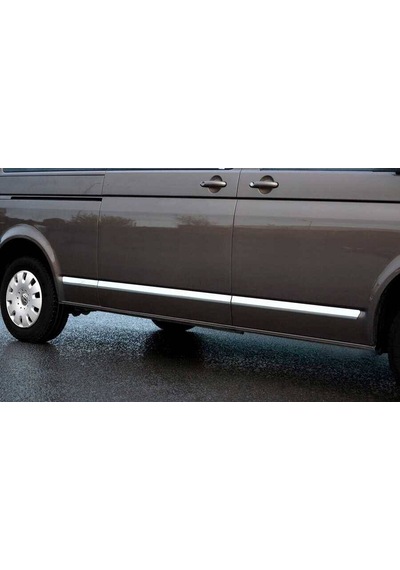 Vw T5 Multivan Krom Yan Kapı Çıtası Tek Sürgü 5 Parça kısa Şasi N11.331