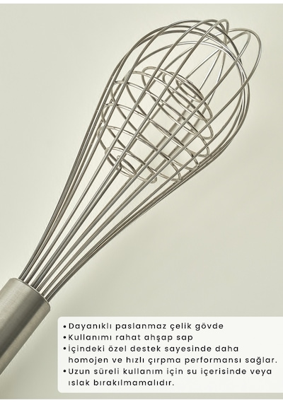 Bella Maison Olivia 2'li Silikon Mutfak Gereçleri Seti Krem Krem