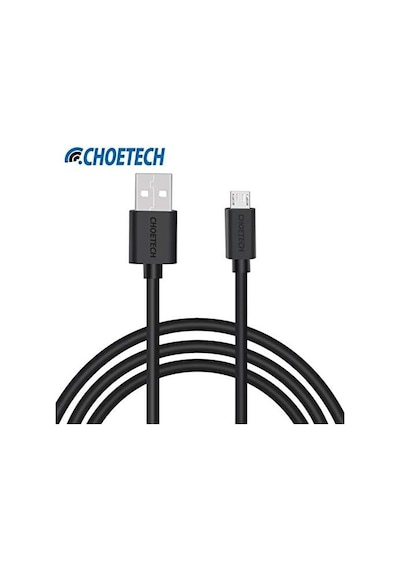 Choetech Smt0009-BK-V2 2.4A Micro USB Hızlı Şarj Ve Data Kablosu 100 CM