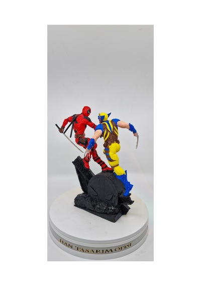 Deadpool Wolverine 2li Figür