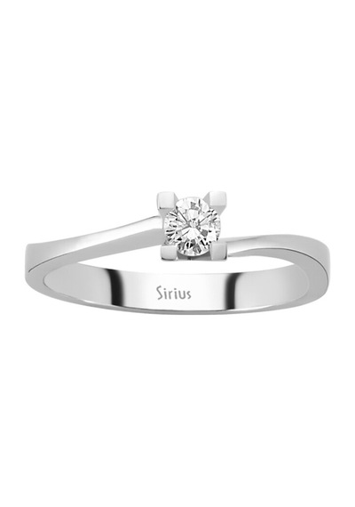 Sirius G Renk 0,18 Ct Pırlanta Tektaş Yüzük 0815R0082