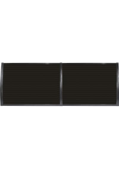Crocus Kapı Pencere Üstü Pratik Sundurma 80x240 Siyah Siyah