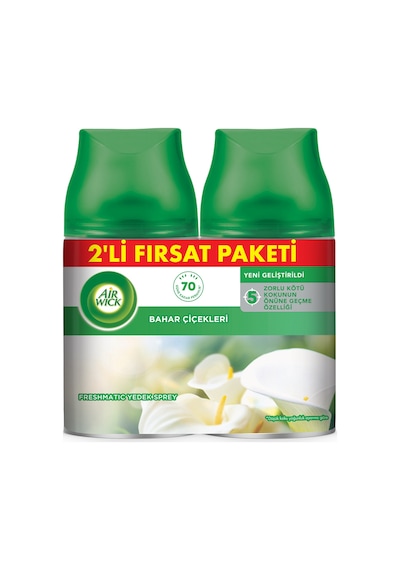 Oda Kokusu Freshmatic Yedek Sprey Bahar Çiçekleri 2 Li Fırsat Paketi