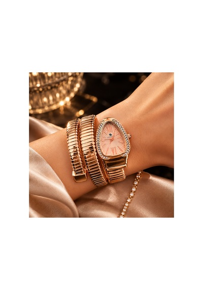Yılan Model Kol Saati Rose Gold Rengi Rose Gold - 288676467 Rose Gold