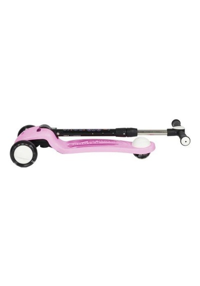 3+ Yaş Pro Scooter Açık Pembe Işıklı 50 Kg Taşıma Kapasiteli Sarı
