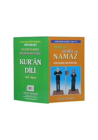 Kuran Dili Tecvidli - Abdest Güsul Namaz Çevirmeli Tek Kitap - Sağlam Yayınevi