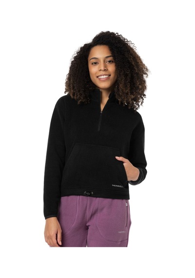 Merrell Merrell Kadın Outdoor Tekstil Sweatshirt Stamp W Siyah Siyah