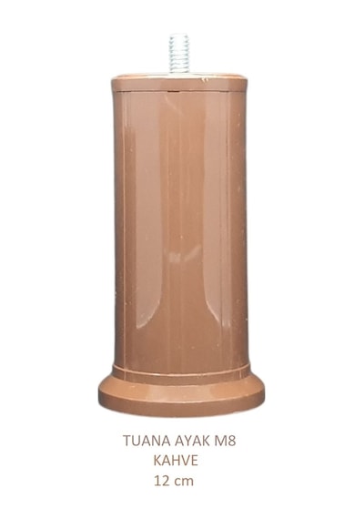 Tuana Ayak 12 cm M8 Cıvatalı Kahve