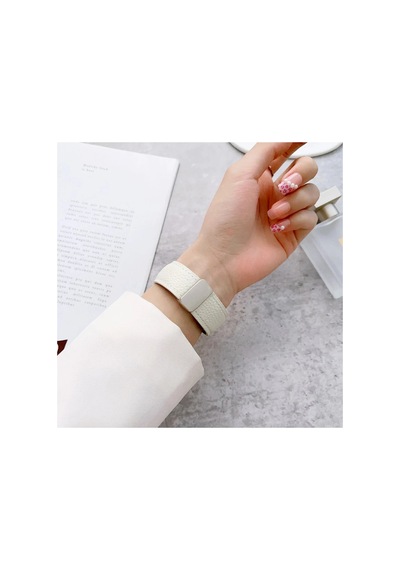 Newface - 793 - Apple Watch Uyumlu 38mm Kr414 Daks Deri Kordon - Csmo-tex - - Siyah